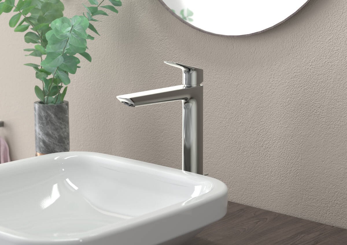 Hansgrohe Logis Fine 240 Chrome baterija (slavina) za umivaonik sa odlivnim ventilom sifona pop-up 71257000