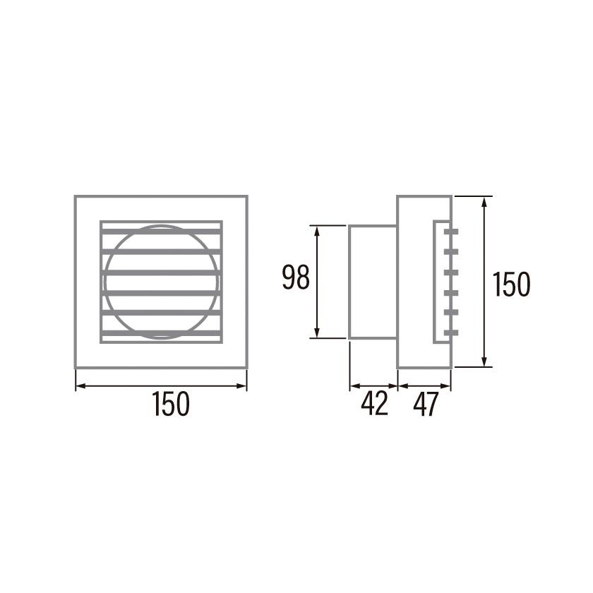 Cata B-10 Matic White kupatilski ventilator sa autoklapnom 00915000