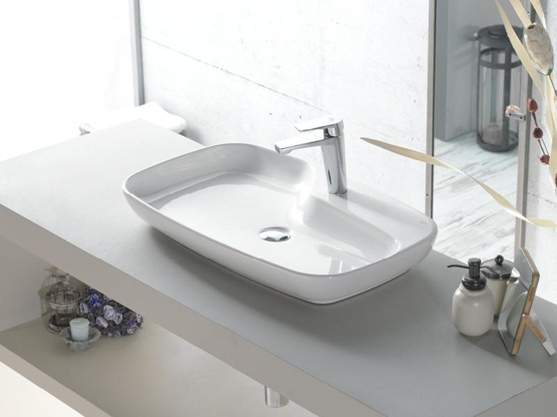 Turkuaz CeraStyle Nova White umivaonik (lavabo) 70x43x9 nadgradni sa rupom za bateriju 74400U