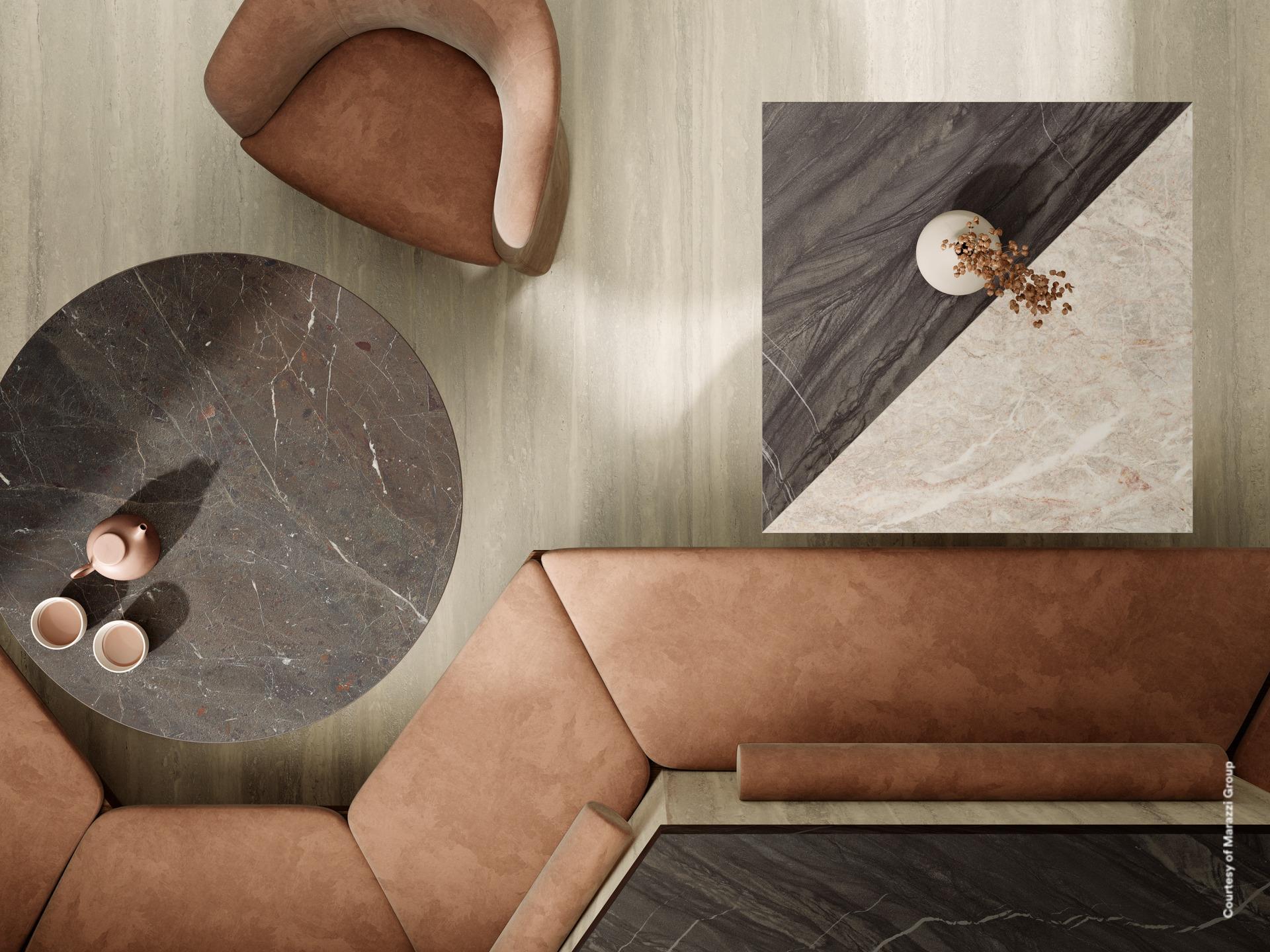 Marazzi Marble Fior di Pesco Carnico METJ 160x320 6mm Grande Lux Stuoiato / With Mesh pločica podno-zidna 5.120 71.680