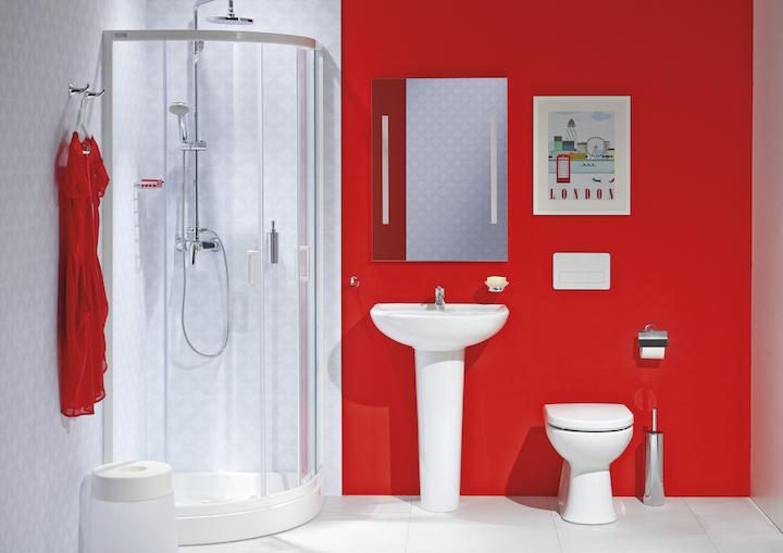 Jika Lyra Plus White umivaonik (lavabo) 55x45x19,5 sa rupom za bateriju i sa prelivom 8.1438.2.000.104.1