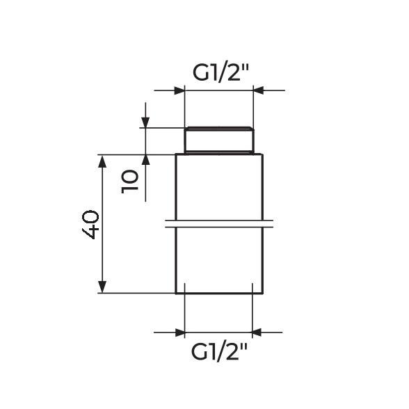 Rosan Chrome produžetak 1/2