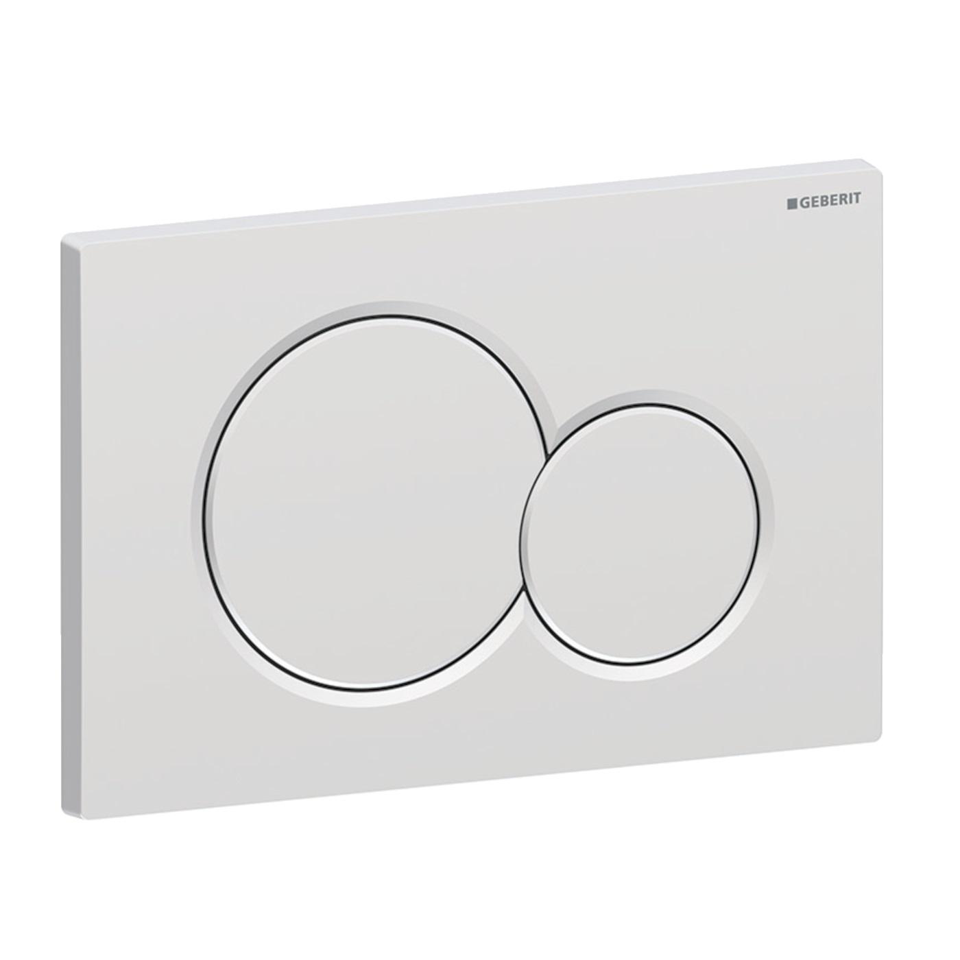 Geberit Sigma01 Chrome Matt taster za ugradne vodokotliće dvokoličinski sa okruglom tipkom debljine 13mm 115.770.JQ.5