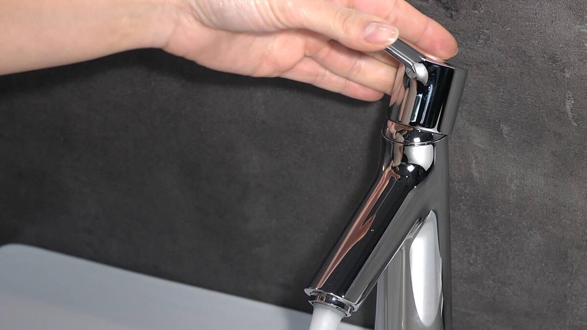 Hansgrohe Talis S 100 Chrome baterija (slavina) za umivaonik sa odlivnim ventilom sifona pop-up 72020000