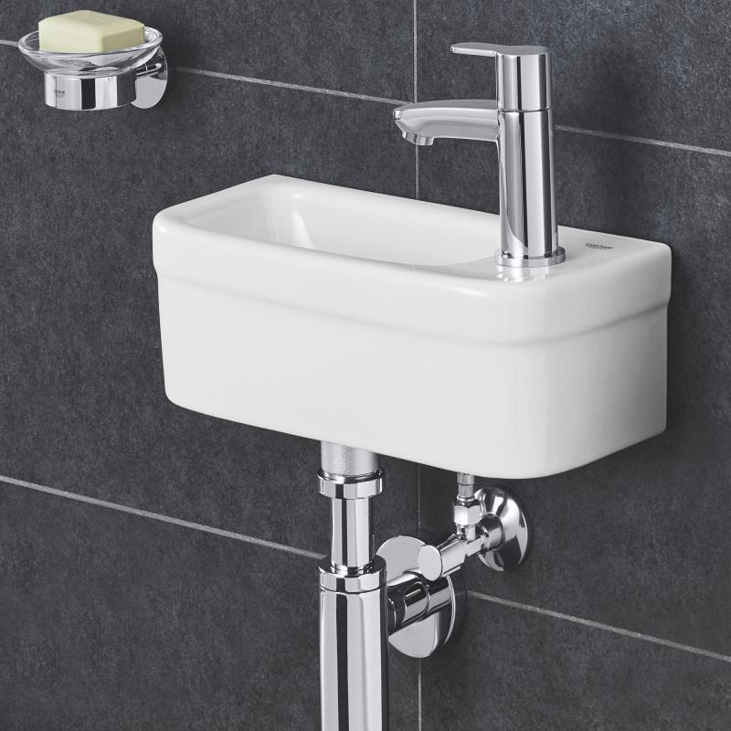 Grohe Euro Ceramic Alpine White umivaonik (lavabo) 37x18x12 konzolni sa rupom za bateriju desno 39327000