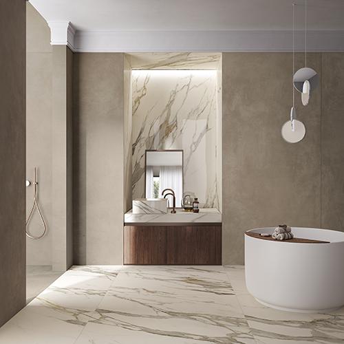 Del Conca Boutique Calacatta Oro Lux GCBO07SJ 60x120 8,5mm Shine Rett pločica podno-zidna 1.440 46.080