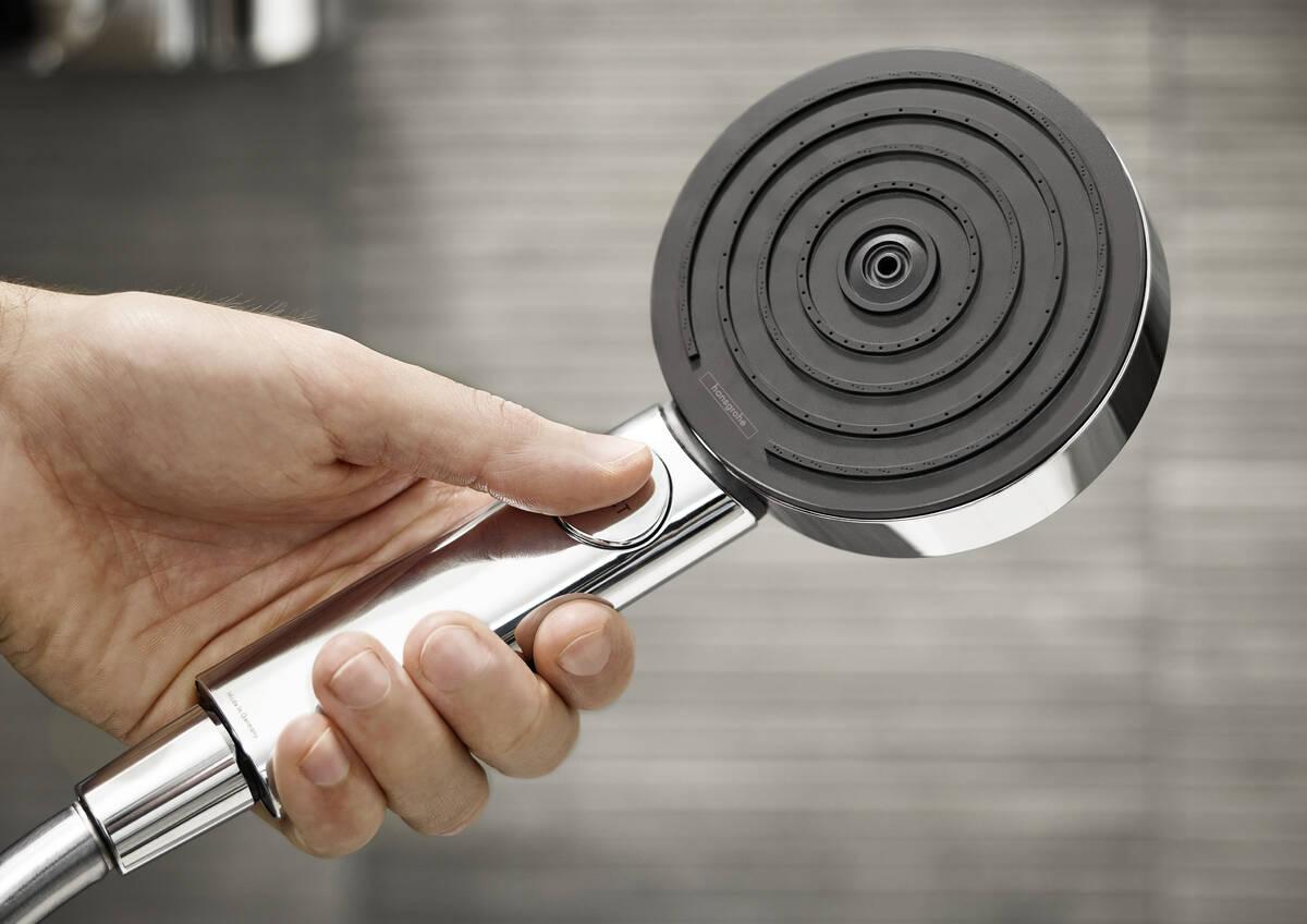 Hansgrohe Pulsify Select S Chrome tuš set: ručni tuš sa 3 mlaza, držač za ručni tuš, Isiflex 1600 crevo za tuš 24303000