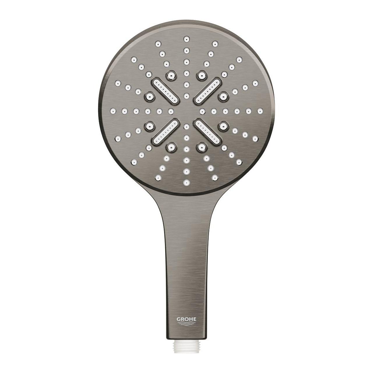 Grohe SmartActive 130 Brushed Hard Graphite ručni tuš sa 3 mlaza okrugli 26574AL0