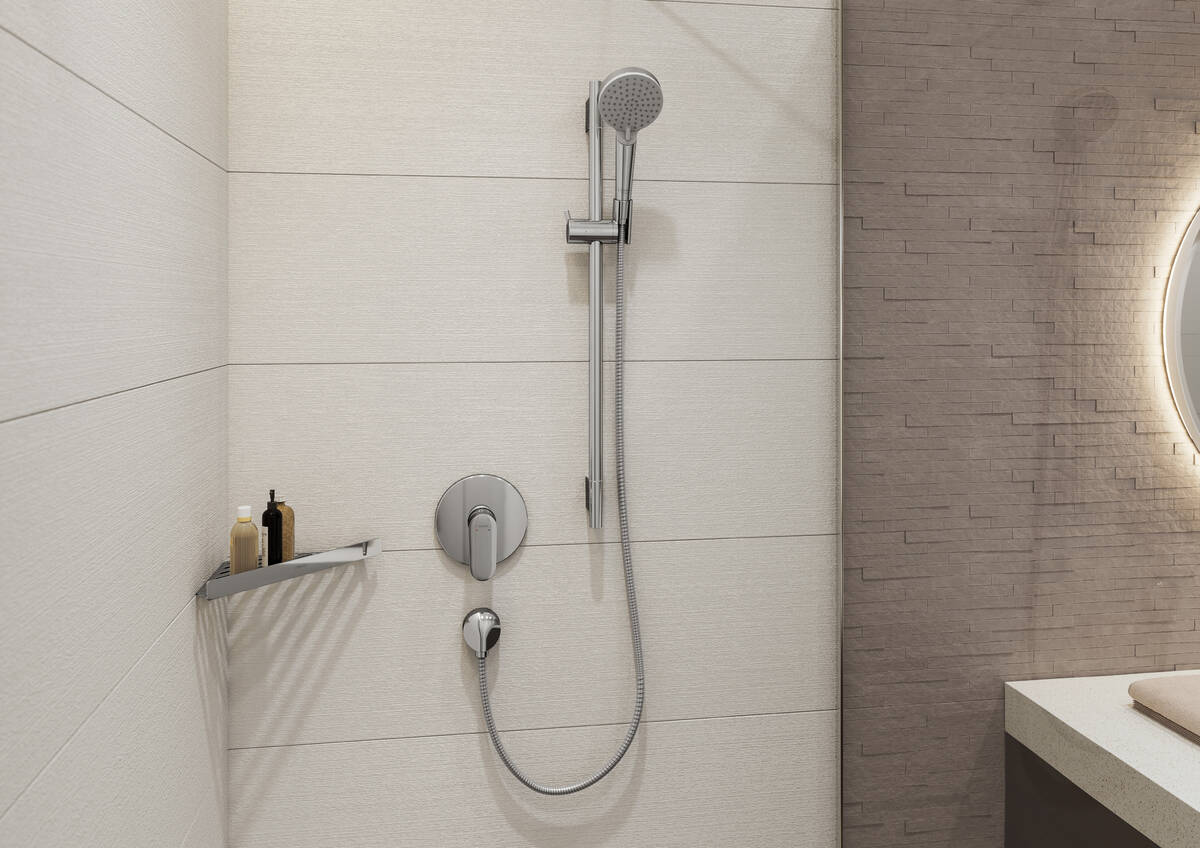 Hansgrohe FixFit Round Chrome priključak za creva sa kupastim ili cilindričnim navojem sa obe strane sa nepovratnim ventilom 27458000