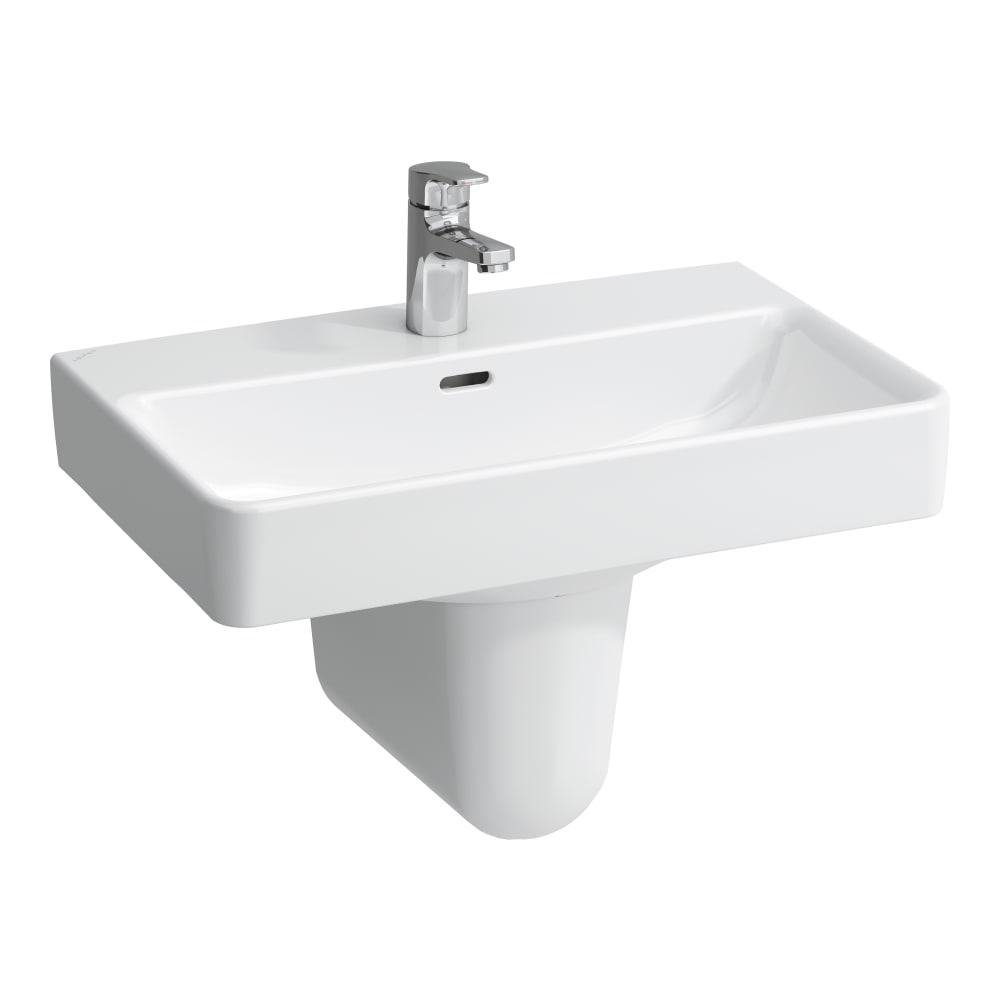 Laufen Pro S White umivaonik (lavabo) 60x38x17,5 konzolni sa rupom za bateriju i prelivom 8.1295.3.000.104.1