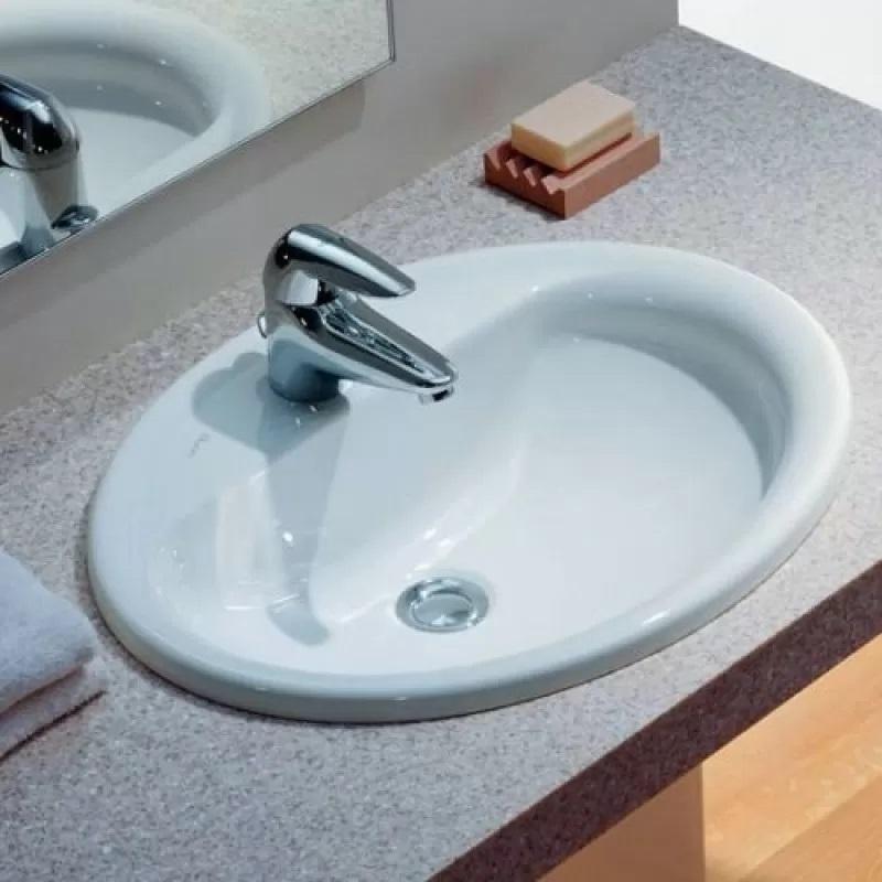 Laufen Pro White umivaonik (lavabo) 56x44x16,5 ugradni sa rupom za bateriju 8.1395.1.000.104.1