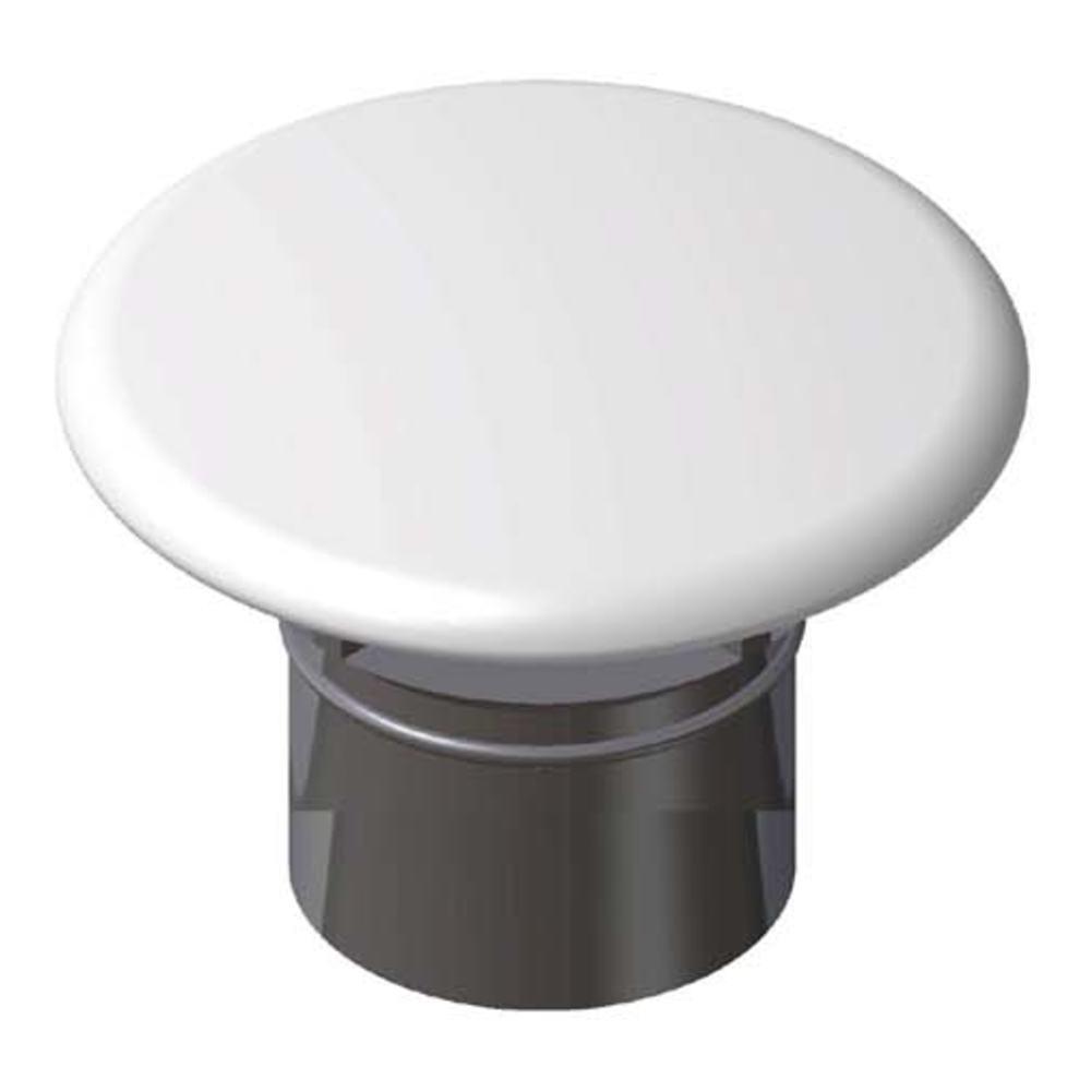 Laufen Il Bagno Alessi Black Matt umivaonik (lavabo) 52x53x85 samostojeci, okruglog oblika, sa rupom za bateriju, keramickim poklopcem ventila sa integrisanim postoljem 8.1197.1.716.104.1