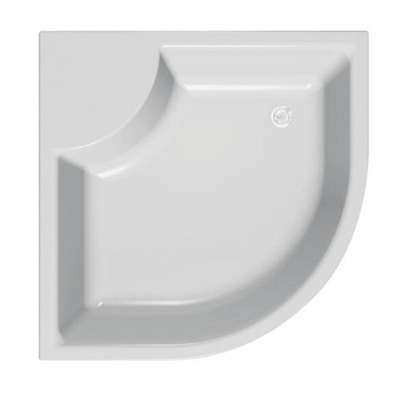 Kolpa San Dixie White 90x90x30 R550 tuš kada polukružna ugradna od sanitarnog akrila 790070