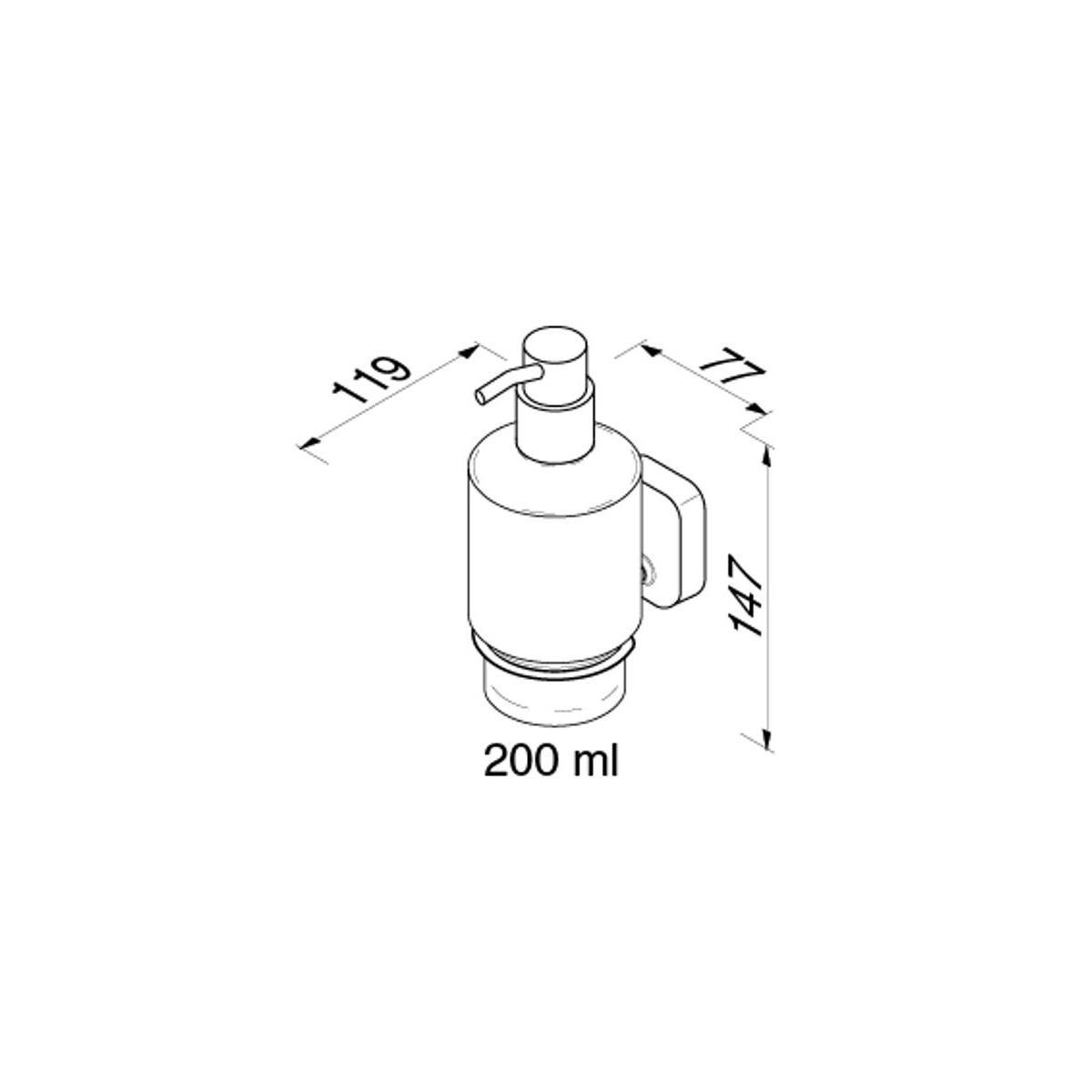 Geesa Thessa Chrome dozer tečnog sapuna 912416-02