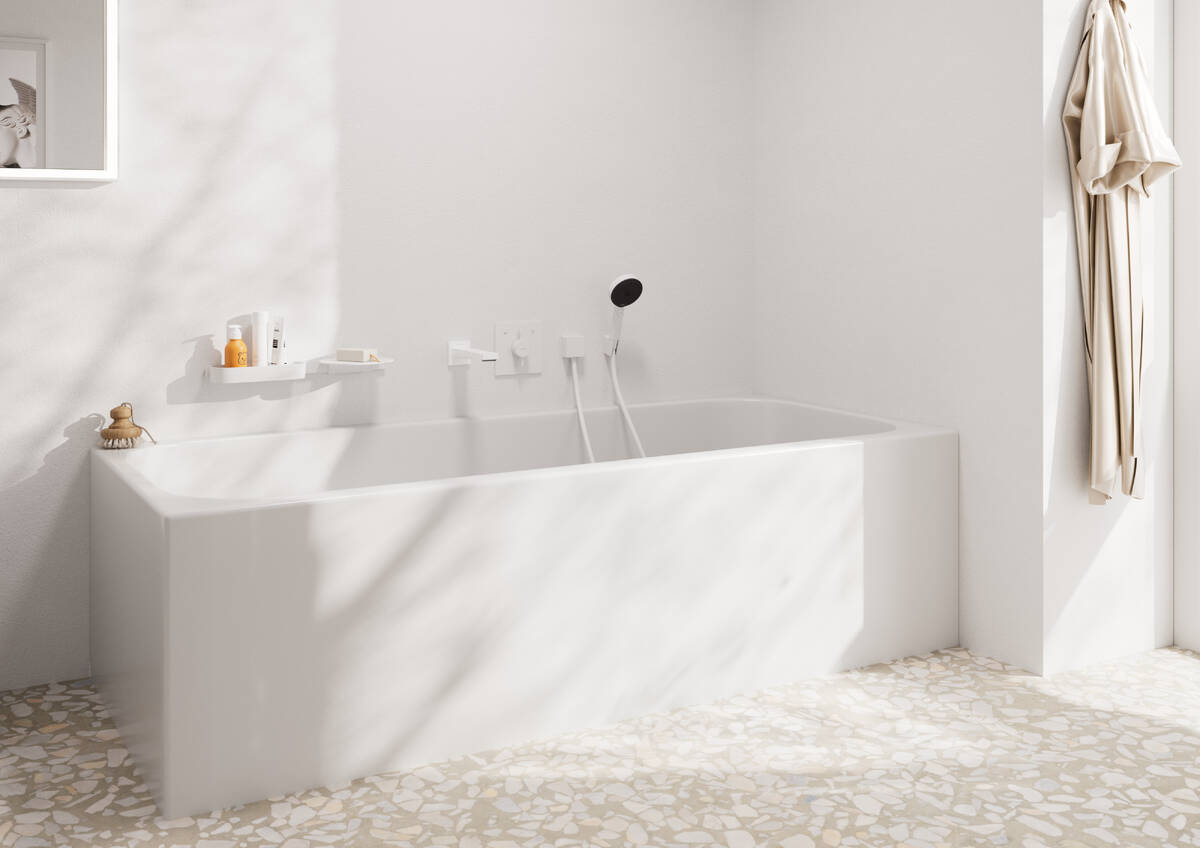 Hansgrohe Pulsify Select S Relaxation EcoSmart 105 Matt White ručni tuš sa 3 vrste mlaza 24111700
