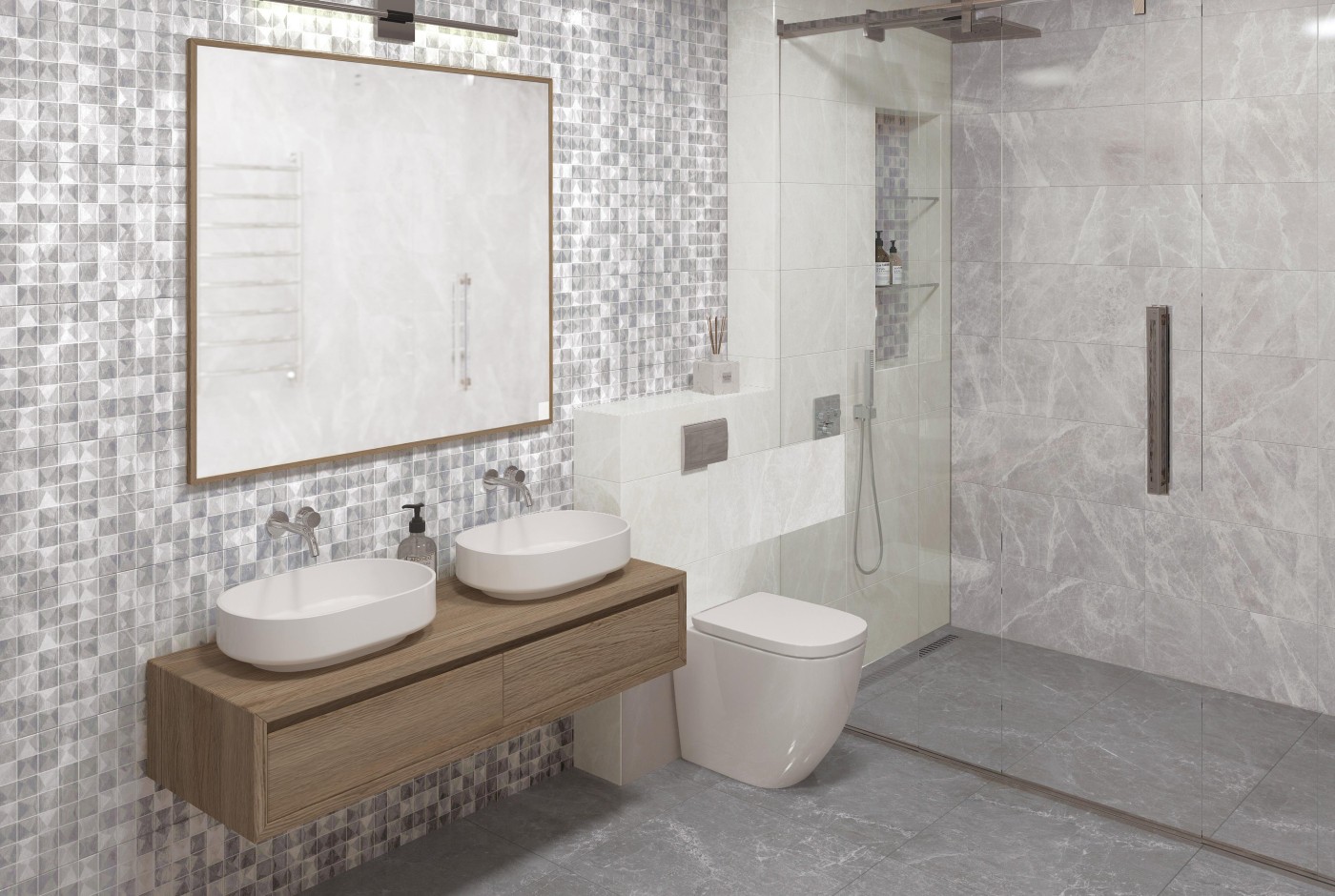  Zorka keramika Persia Grigio Cubic 30x80 10mm pločica zidna 1.440 51.840