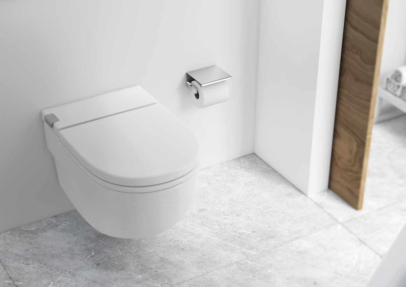 Roca Meridian Compact Rimless White WC šolja 36x48x40 konzolna ovalna A346244000