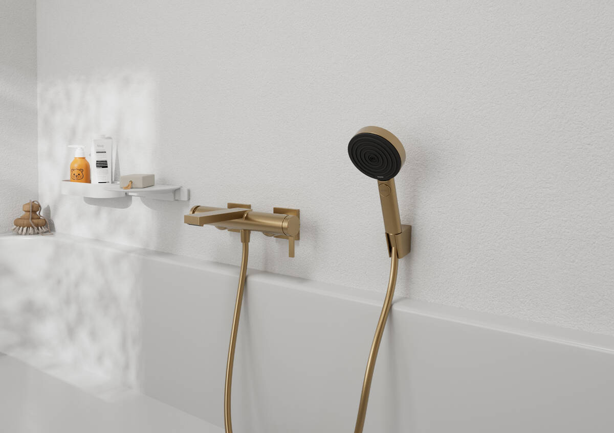 Hansgrohe Pulsify Select S Relaxation EcoSmart 105 Brushed Bronze ručni tuš sa 3 vrste mlaza 24111140