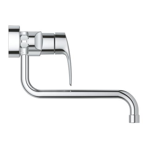 Grohe Eurosmart Chrome baterija (slavina) za sudoperu sa pokretnim izlivom donjim 32224003
