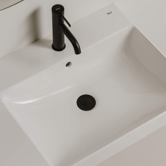 Roca Ona White Fineceramic® umivaonik (lavabo) 50x36x8 konzolni sa rupom za bateriju i prelivom A32768E000