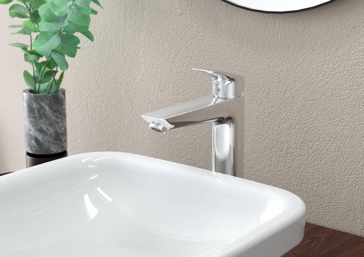 Hansgrohe Logis 190 Chrome baterija (slavina) za umivaonik sa odlivnim ventilom sifona pop-up 71090000