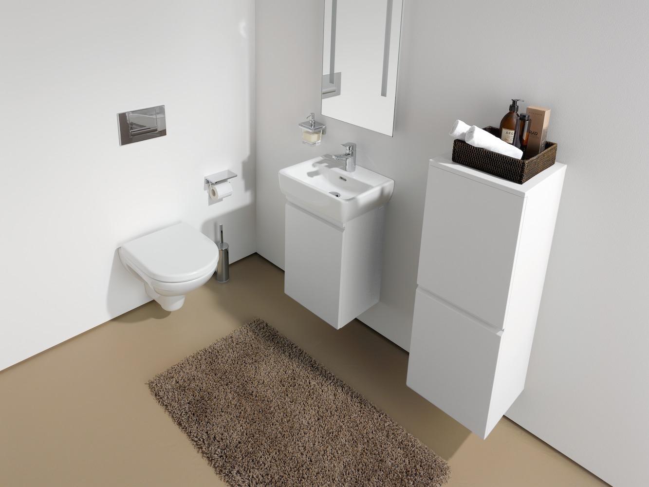 Laufen Pro S White Glossy ormar za umivaonik konzolni 41,5x32,1x58 4.8330.1.096.475.1