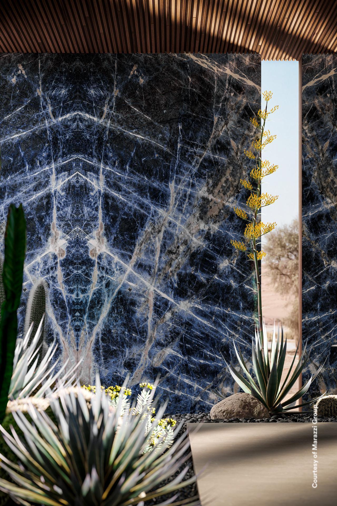 Marazzi Marble Sodalite Blu M9FS 160x320 6mm Grande Lux Stuoiato / With Mesh pločica podno-zidna 5.120 71.680