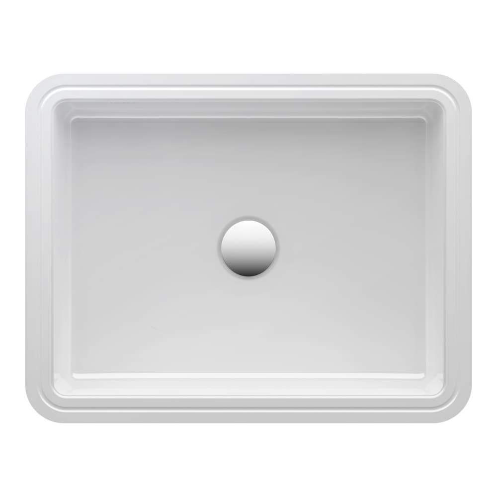 Laufen Savoy White umivaonik (lavabo) 50x39,5x12,5 podgradni četvrtasti sa prelivom 8.1894.7.000.109.1