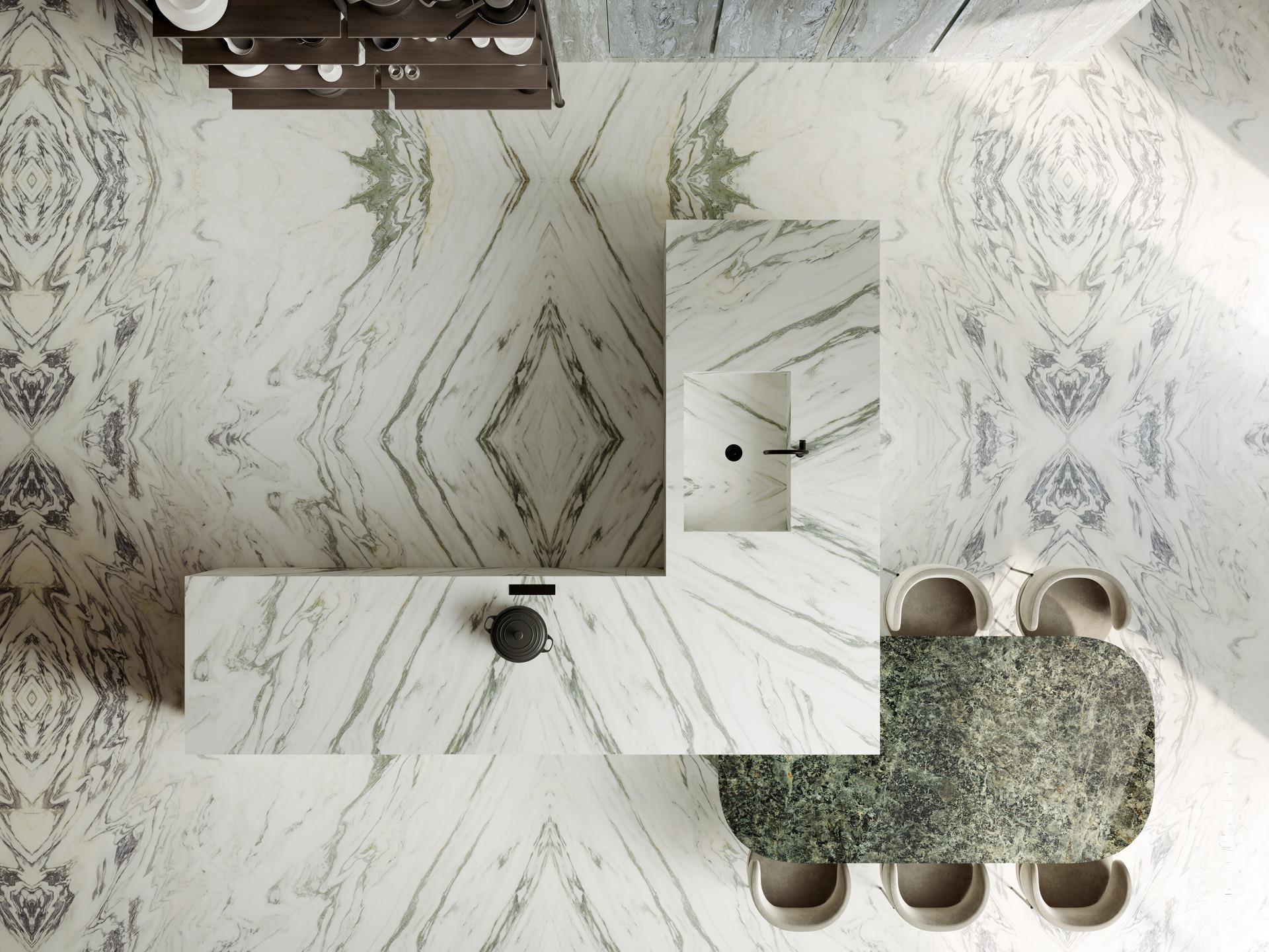 Marazzi Marble Quarzo Bluegrey MAMH 160x320 6mm Grande Lux Stuoiato / With Mesh pločica podno-zidna 5.120 71.680