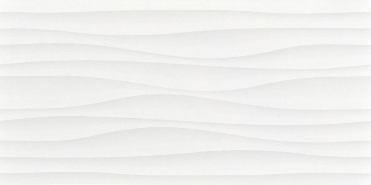 Keramika Kanjiža Bianca Onda 3D 25x50 8,8mm pločica zidna 1.250 60.000