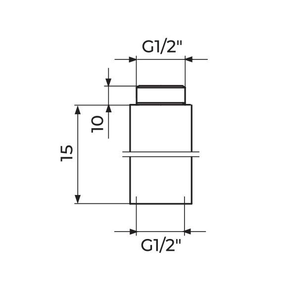 Rosan Chrome produžetak 1/2