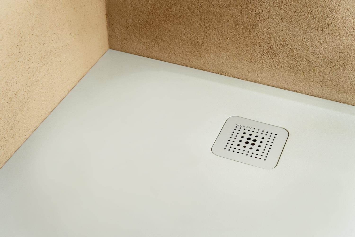 Laufen Pro Marbond White tuš kada 140x80 ugradna ili nadgradna visine 30mm sa poklopcem sifona 2.1095.3.000.000.1