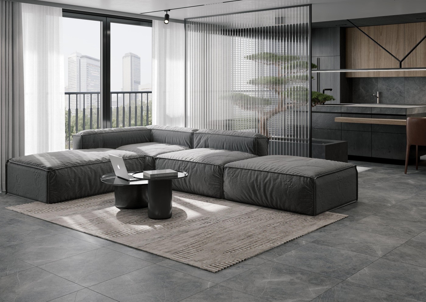  Zorka keramika Elegant Antracite 60x60 9mm pločica podno-zidna 1.440 43.200