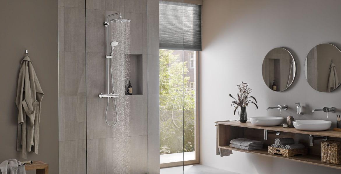 Grohe Euphoria 260 Chrome nadglavni tuš okrugli 3 mlaza 26455000