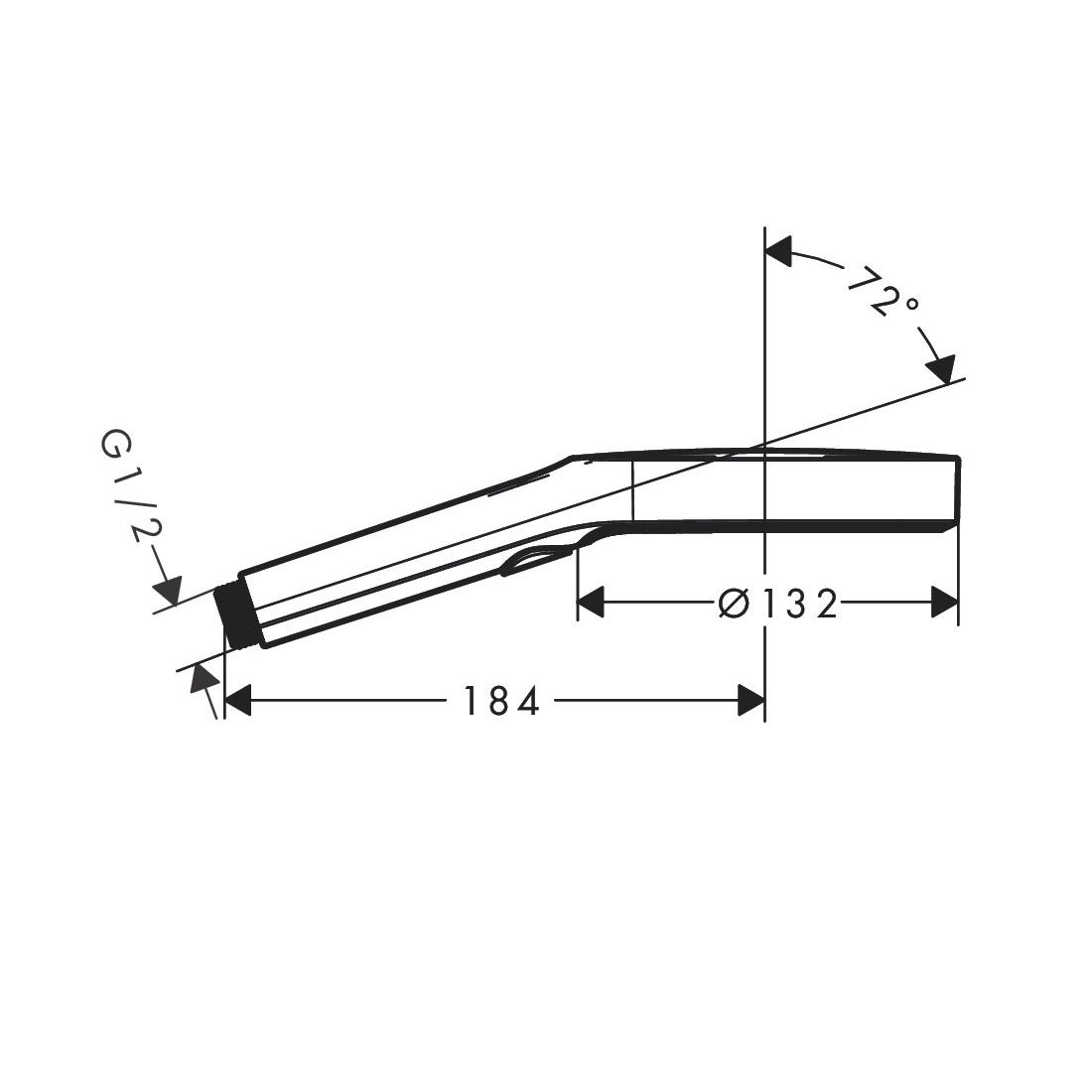 Hansgrohe Rainfinity 130 Chrome ručni tuš sa 3 vrste mlaza 26864000