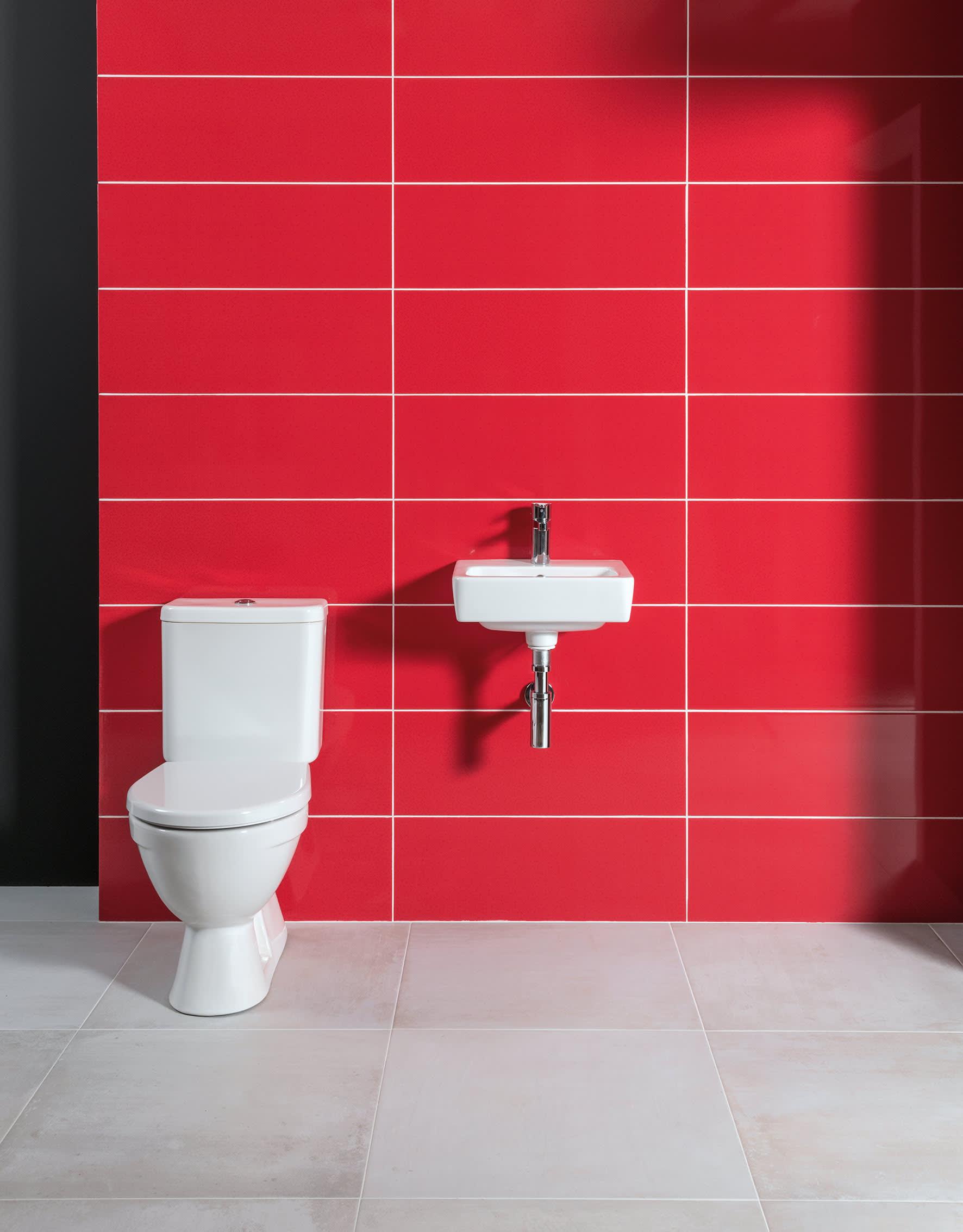 Jika Lyra Plus White umivaonik (lavabo) 40x34x17 konzolni sa rupom za bateriju i sa prelivom 8.1538.0.000.104.1