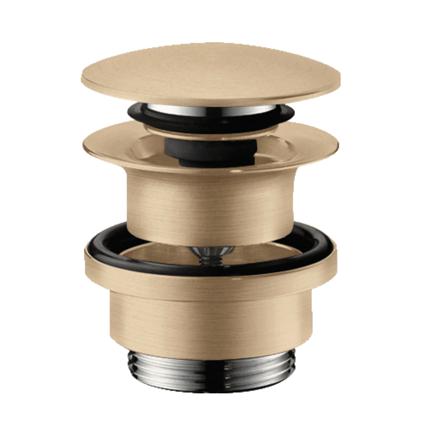 Axor One 140 Brushed Bronze Select EcoSmart baterija (slavina) za umivaonik sa odlivnim ventilom sifona push-open metalnim 48010140