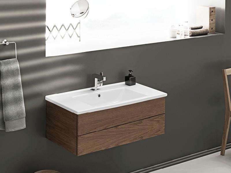 Turkuaz CeraStyle Arte White umivaonik (lavabo) 85x45,1x2,5 konzolni sa rupom za bateriju i prelivom 67500U