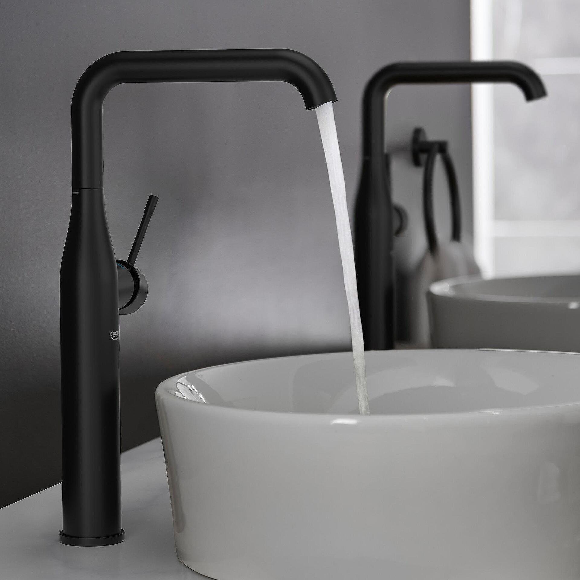 Grohe Essence 320 Phantom Black baterija (slavina) za umivaonik 24170KF1