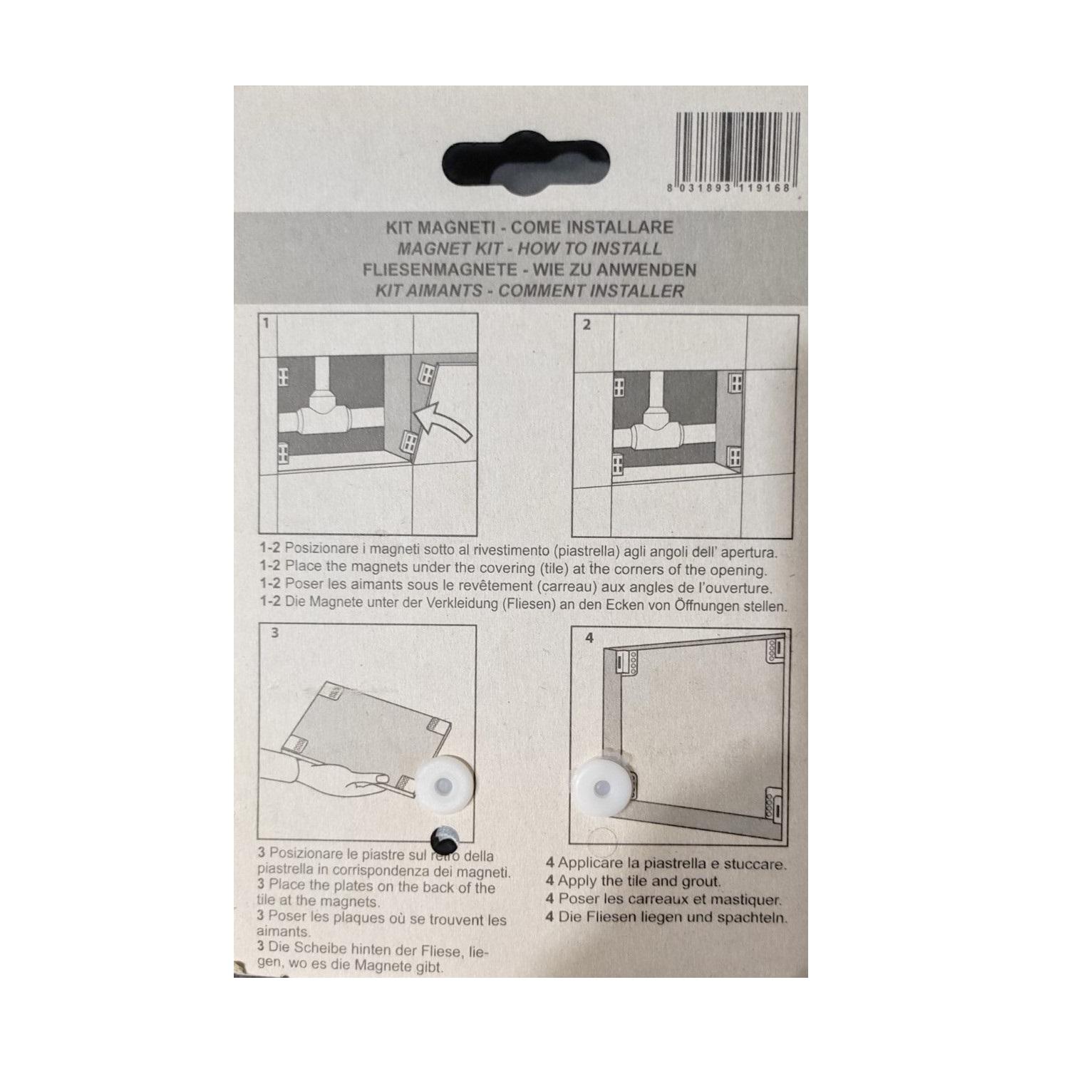 Progress Profiles Magnets Kit KMD set od 4 magneta za reviziju od pločica