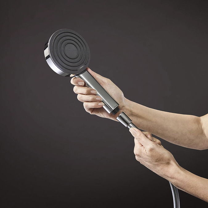Hansgrohe Pulsify S EcoSmart+ 105 Chrome ručni tuš sa 1 vrstom mlaza 24121000