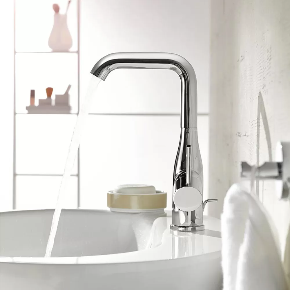 Grohe Essence 210 Chrome baterija (slavina) za umivaonik sa odlivnim ventilom sifona pop-up 24174001