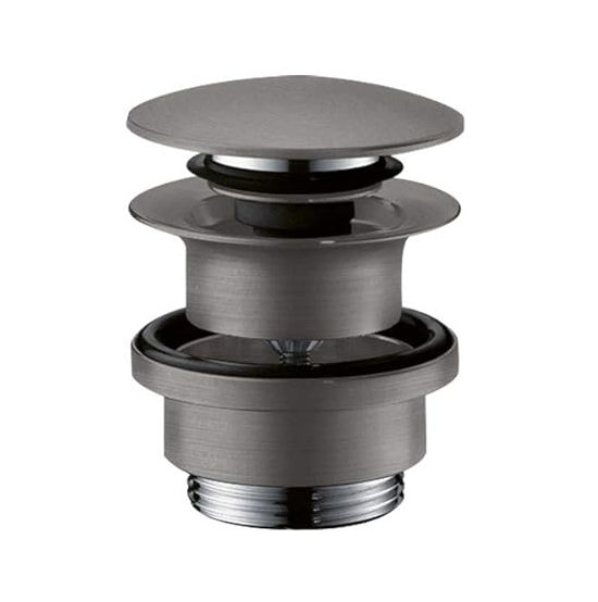 Hansgrohe Metropol 100 Brushed Black Chrome Air Power EcoSmart baterija (slavina) za umivaonik sa odlivnim ventilom sifona push-open metalnim 32500340