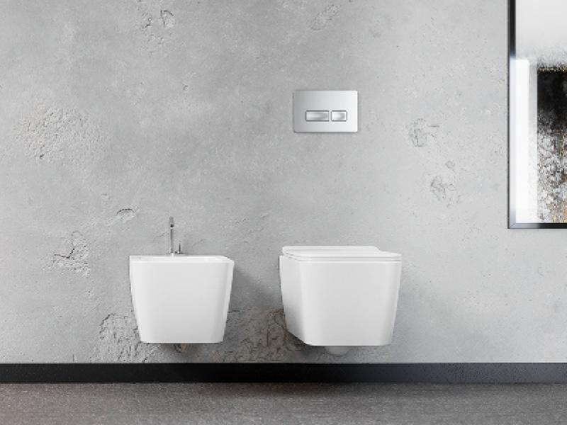 Turkuaz CeraStyle Hera White Rimless WC šolja konzolna 37x51,8x36,9 sa ispiračem 19700