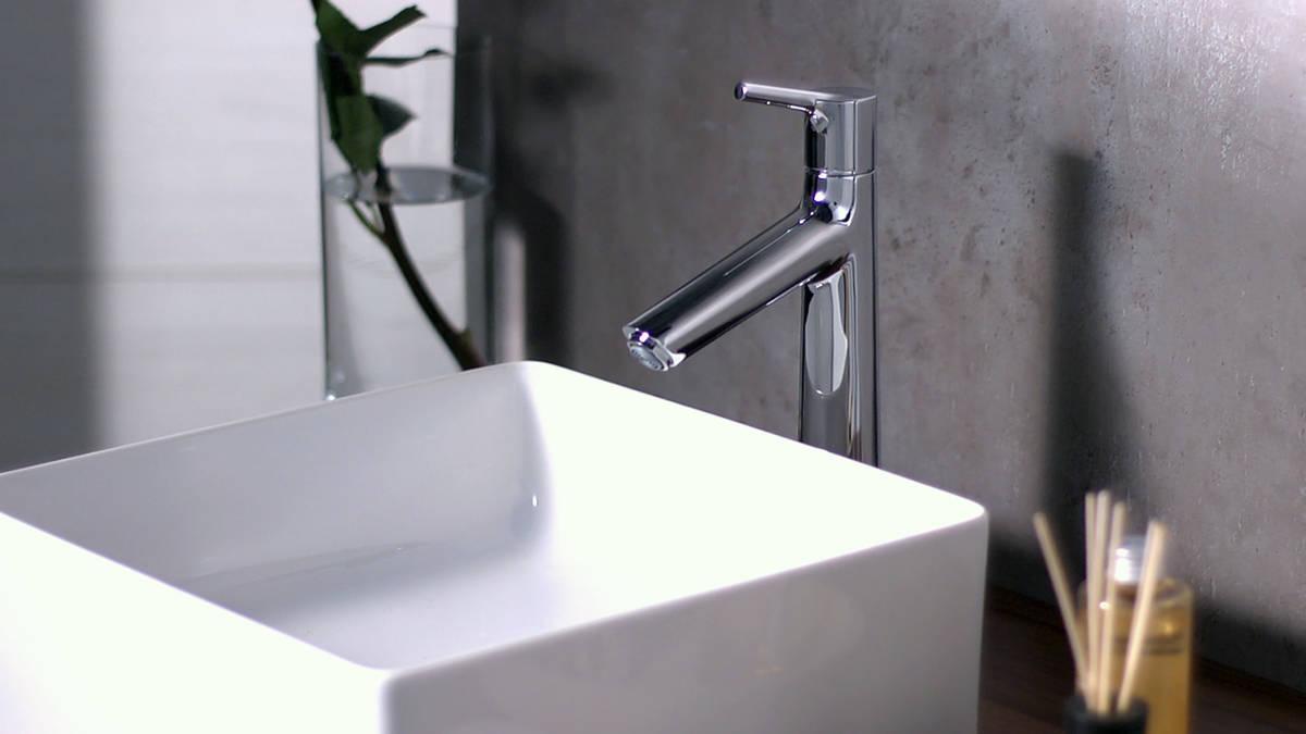 Hansgrohe Talis S 190 Chrome baterija (slavina) za umivaonik sa odlivnim ventilom sifona pop-up 72031000
