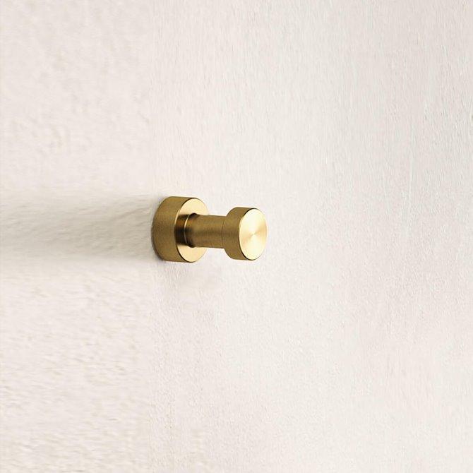 Geesa Nemox Brushed Gold kukica (vešalica) za peškir 916513-07