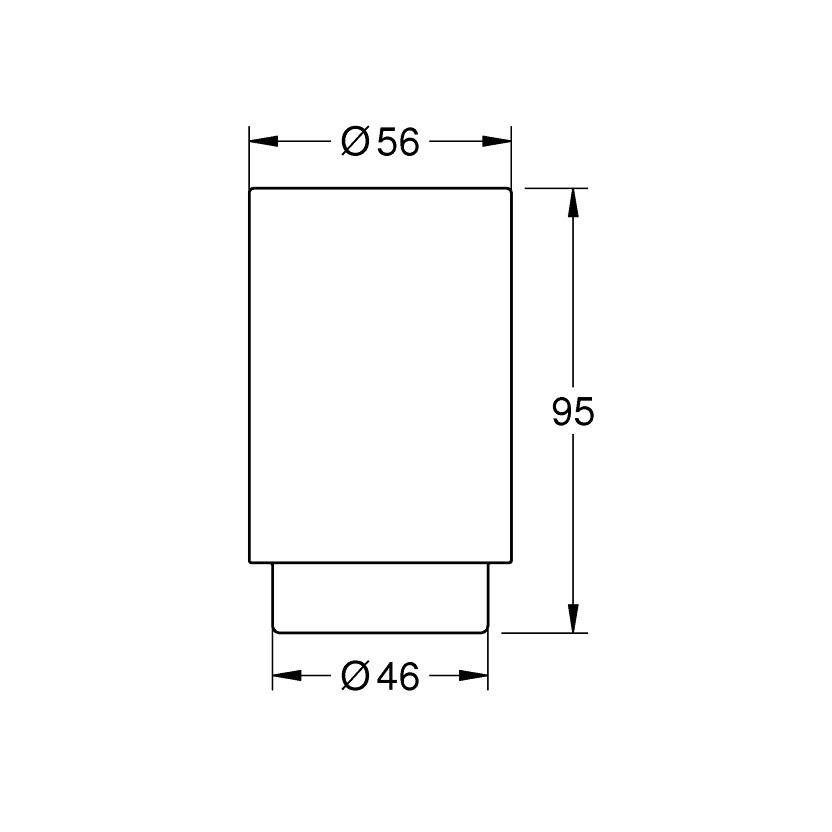 Grohe Selection Glass White čaša bez držača 41029000