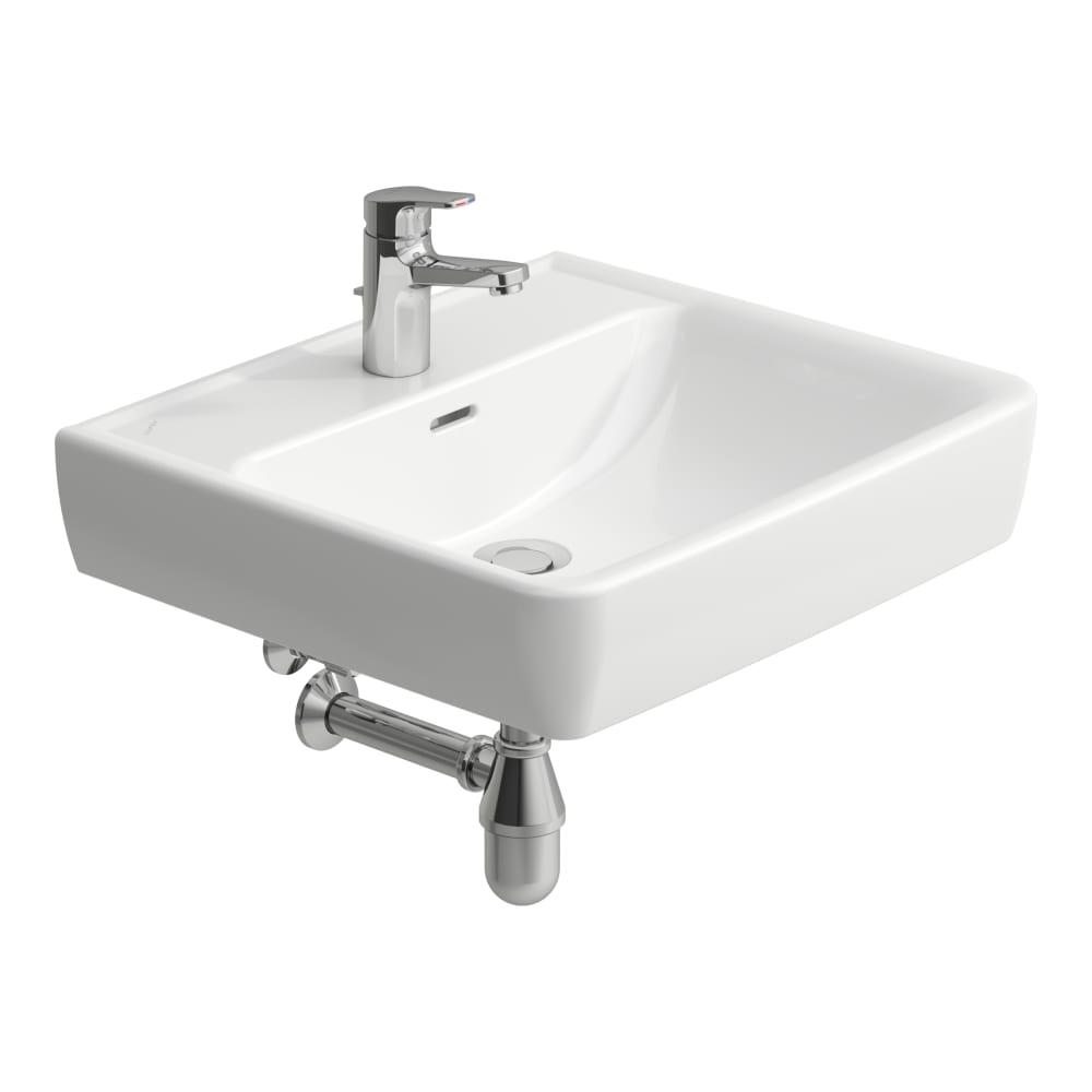 Laufen Pro White umivaonik (lavabo) 60x48x11,5 konzolni i nadgradni sa rupom za bateriju i prelivom 8.1895.2.000.104.1