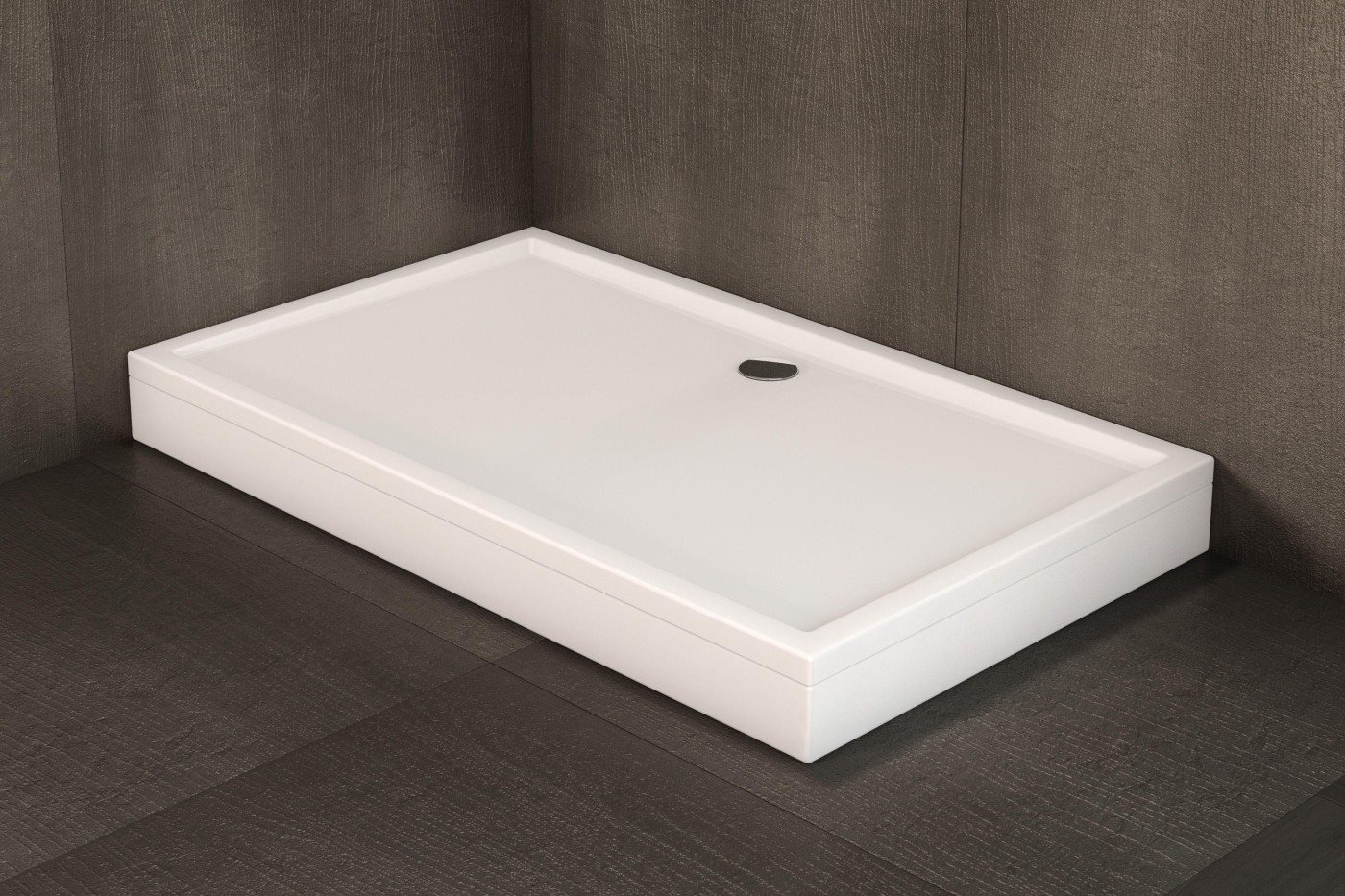 Kolpa San Flamenco White 70x90x4 tuš kada četvrtasta ugradna od sanitarnog akrila sa odlivom Ø90mm 571130