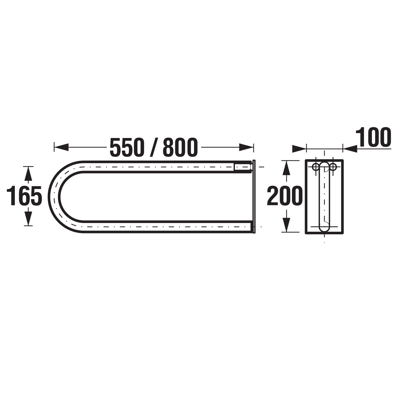 Jika Universum White rukohvat za osobe sa invaliditetom rasklopivi  3.8972.5.000.000.1